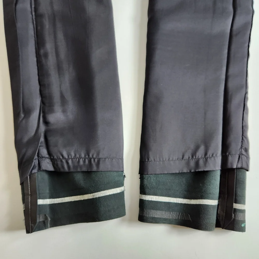 Dana Buchman Lamb Skin Leather Black Pants Size 2 - Picture 12 of 16